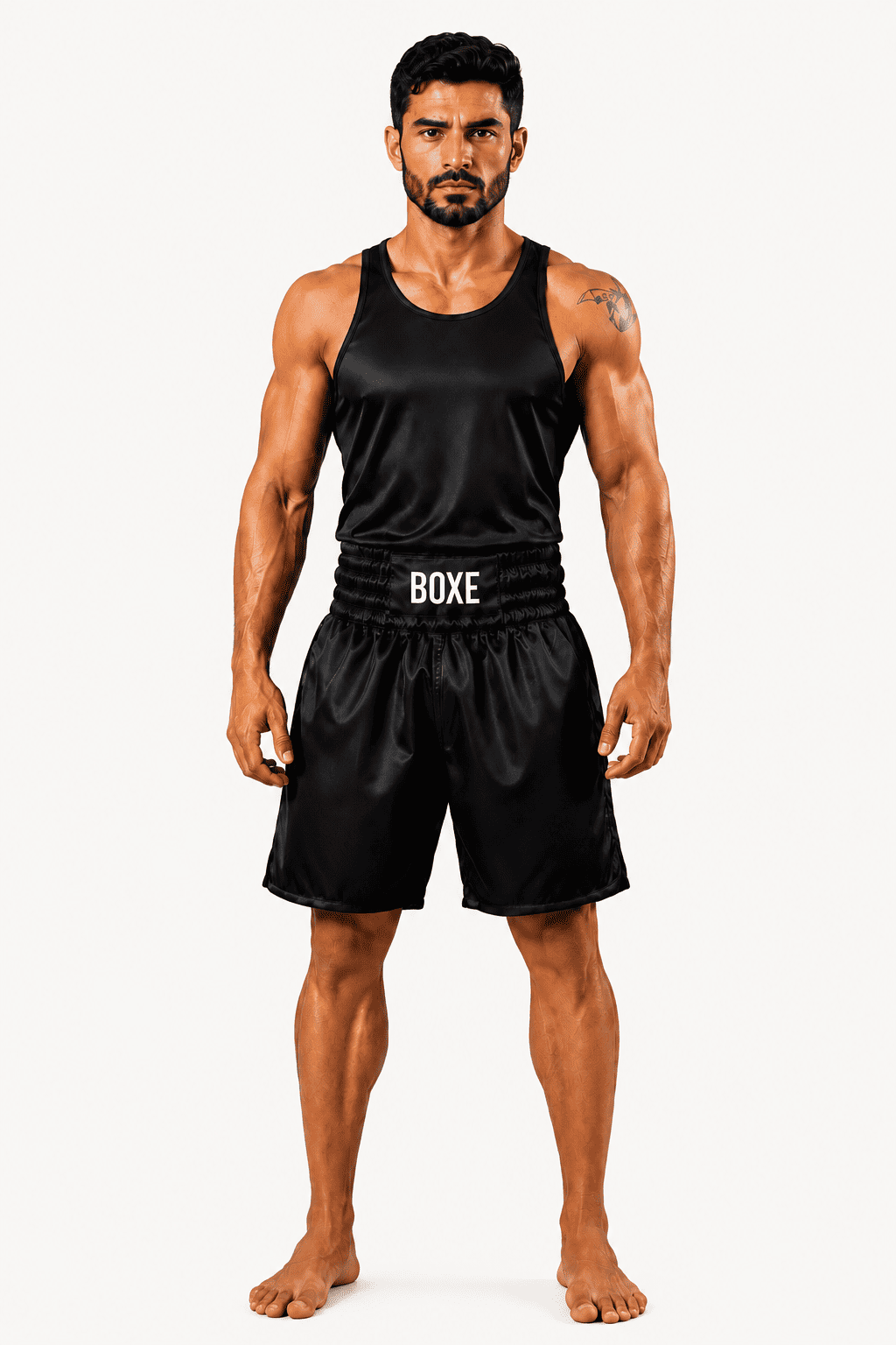 Conjunto de boxe personalizado com regata e calção