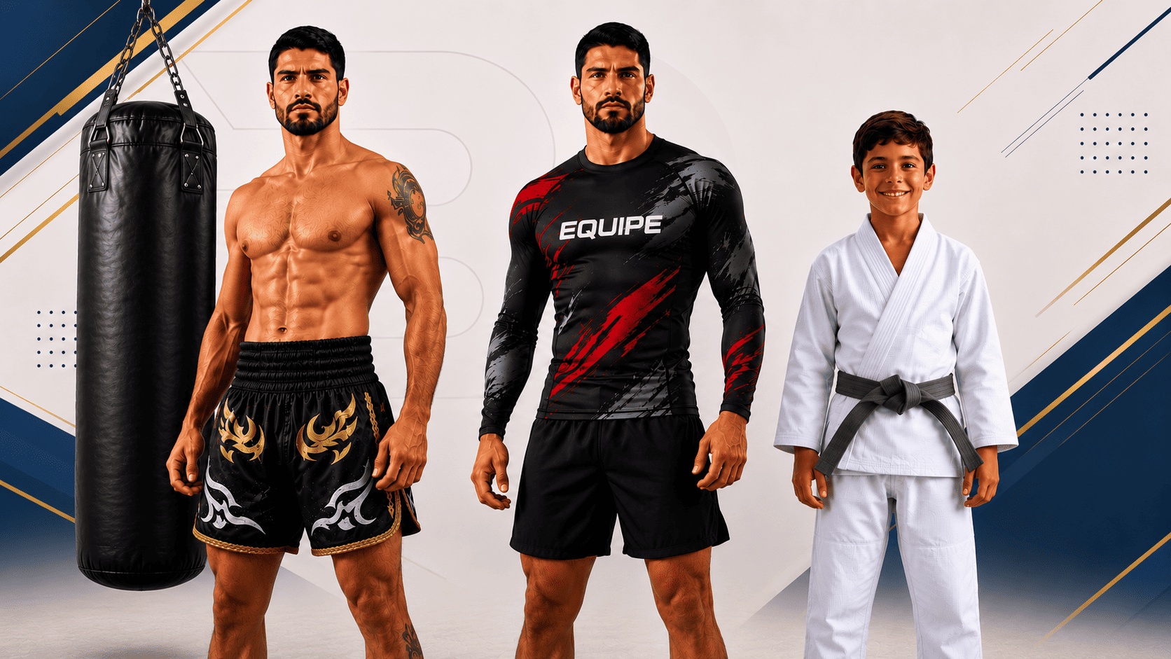 Rash guard masculina personalizada para academia de Jiu-Jitsu