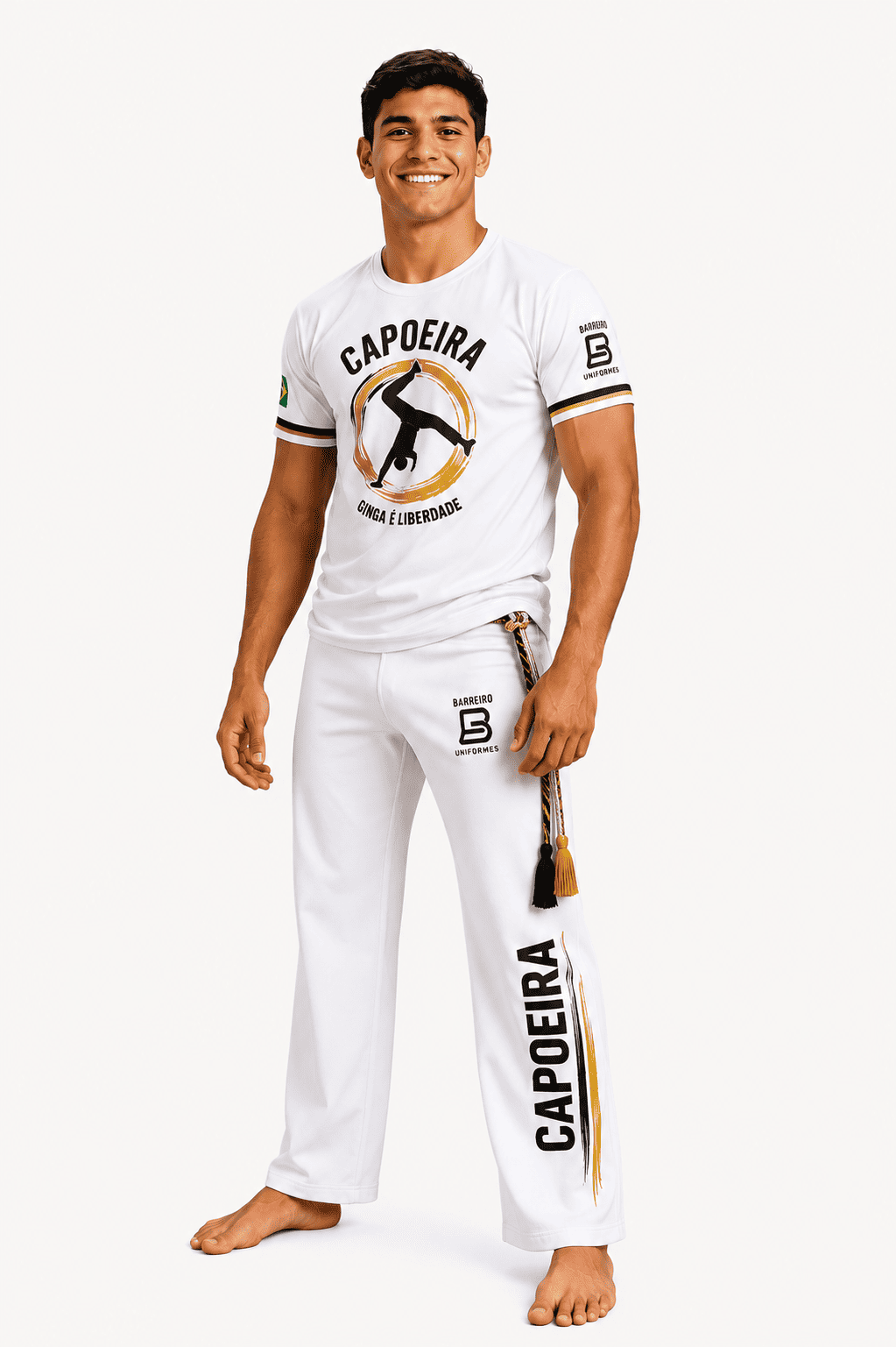 Uniforme de capoeira personalizado