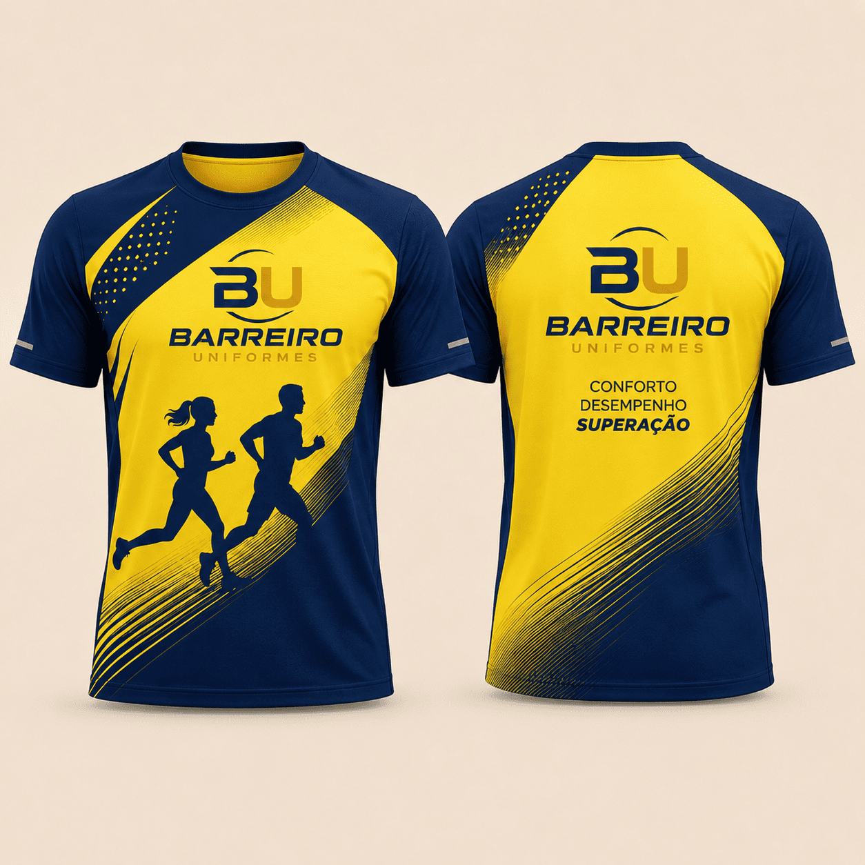 Camiseta personalizada para grupos de corrida