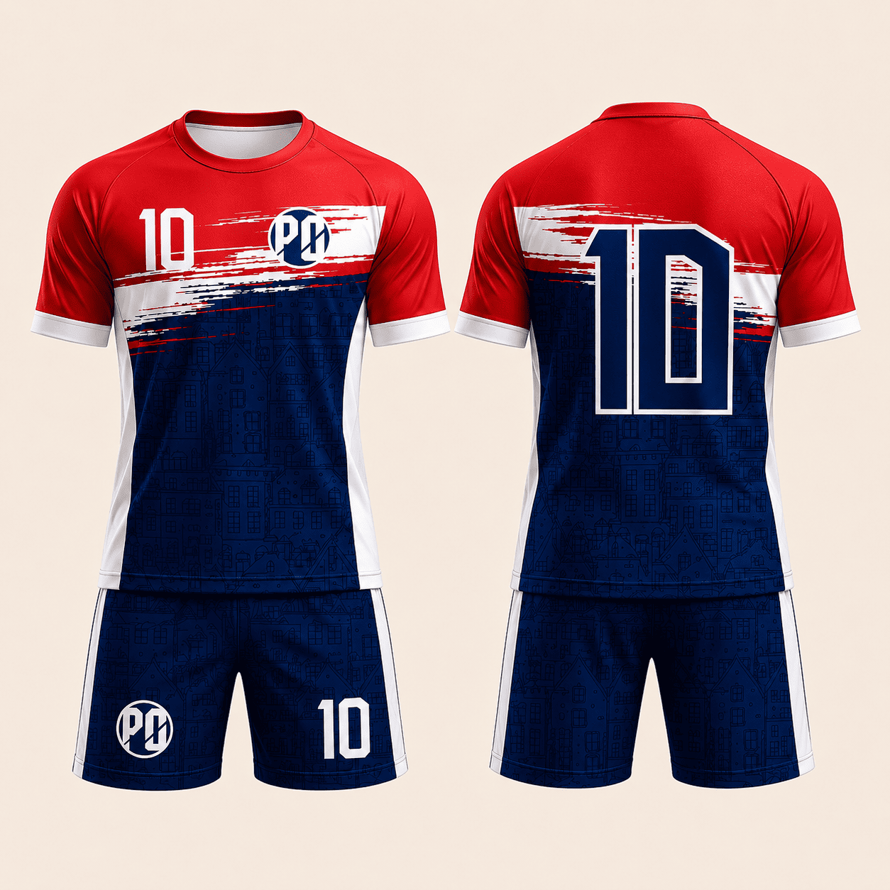 Uniforme de futebol personalizado para times e equipes